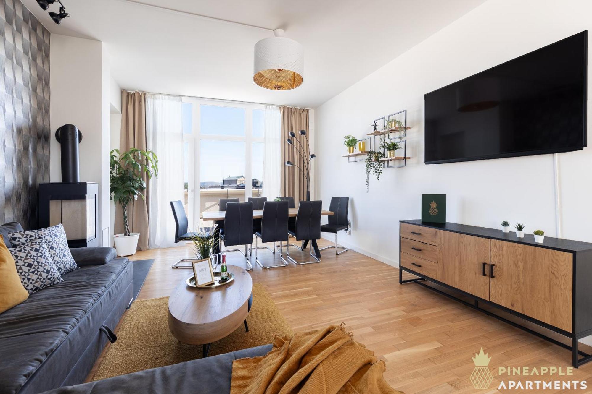 Appartamento Pineapple Penthouse Am Zwinger - 162 Qm - 1x Free Parking Dresda